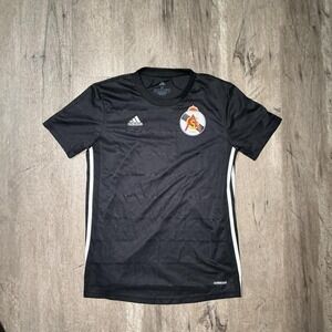 Adidas black AS Roma training jersey Size M #football